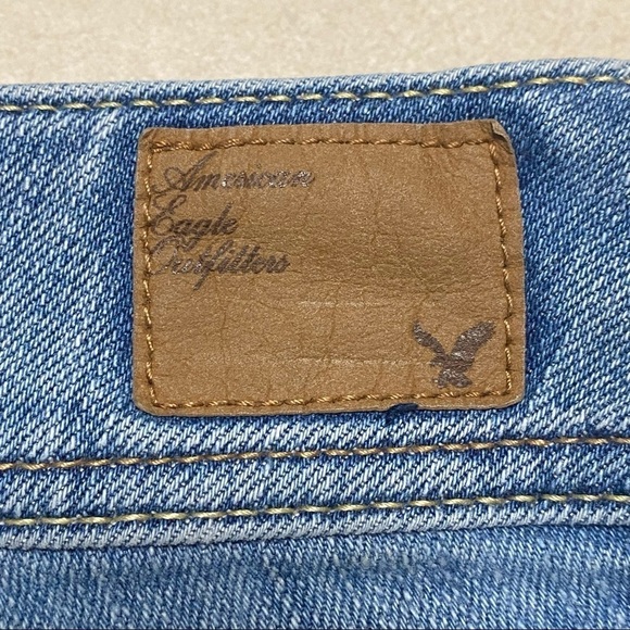 American Eagle Outfitter Jeans Women’s Size 6 Blue denim Slim Bootcut Jeans - Picture 10 of 14